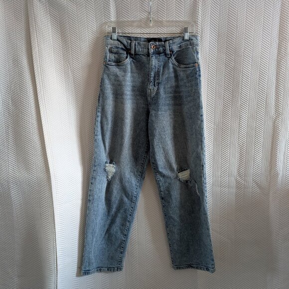 Kendall + Kylie The High Rise Skater Jeans Regent Street Wash Size 7/28 - Picture 1 of 13